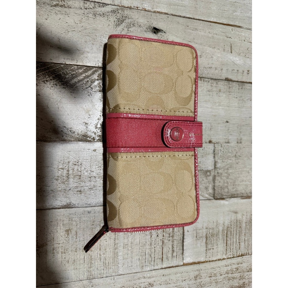 Coach monogram wallet